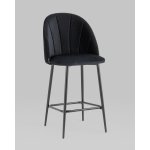 Стул полубарный Логан SN велюр черный