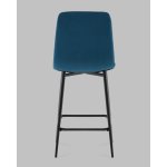 Стул полубарный Одди велюр синий