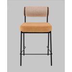 Стул полубарный Ponpoun бежевый терракотовый