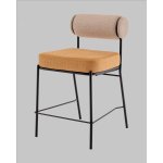 Стул полубарный Ponpoun бежевый терракотовый