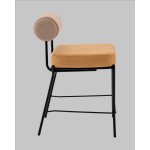 Стул полубарный Ponpoun бежевый терракотовый