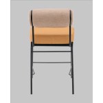 Стул полубарный Ponpoun бежевый терракотовый