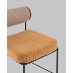 Стул полубарный Ponpoun бежевый терракотовый