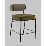 Стул полубарный Ponpoun зелёный