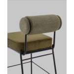 Стул полубарный Ponpoun зелёный