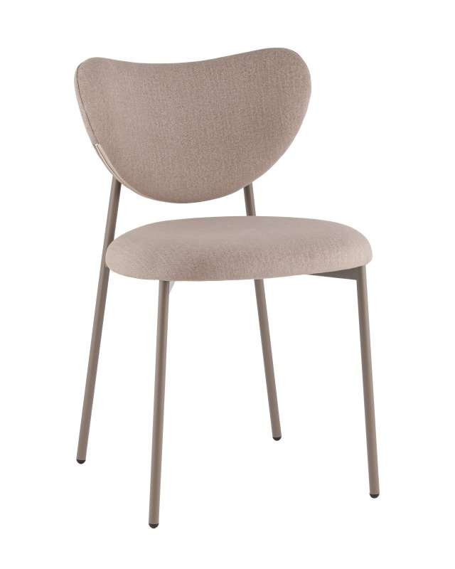 Стул Rina велюр бежевый каркас бежево-серый Стул Rina велюр бежевый каркас бежево-серый