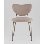 Стул Rina велюр бежевый каркас бежево-серый Стул Rina велюр бежевый каркас бежево-серый