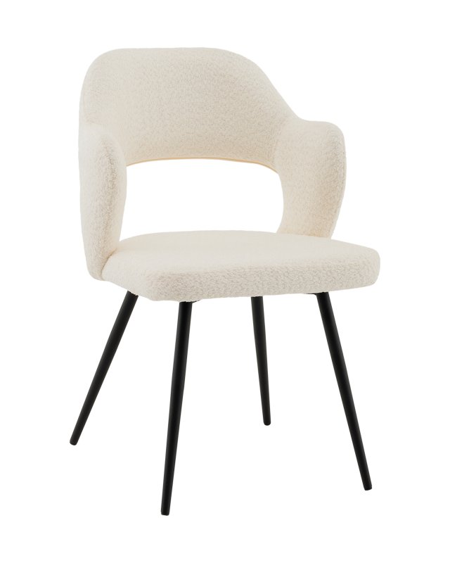 Стул Роккиана букле молочный Стул Роккиана букле молочный