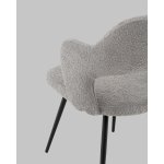 Стул Роккиана букле светло-серый