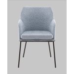 Стул с подлокотниками Кози new ткань букле синий