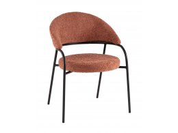 Стул Тилль букле коралловый