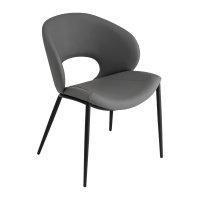 Стул Вивьен экокожа серый