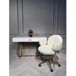 Стол-консоль Гарда-1 P-MJ-003, 120х40х76 см, белый/золото Стол-консоль Гарда-1 P-MJ-003, 120х40х76 см, белый/золото