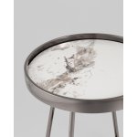 Журнальный столик Гера 50*50 см белая керамика