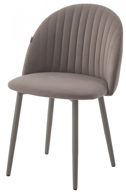 Стул БАРИ Marseille-16 Капучино, велюр / ЛАТТЕ каркас M-City