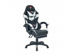 Кресло спортивное TopChairs MG-7019 черно-белый Кресло спортивное TopChairs MG-7019 черно-белый