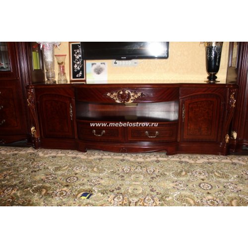 Карпентер 223 Тумба ТВ низкая В (2 двери, 2 ящика) Карпентер 223 Тумба ТВ низкая В (2 двери, 2 ящика)