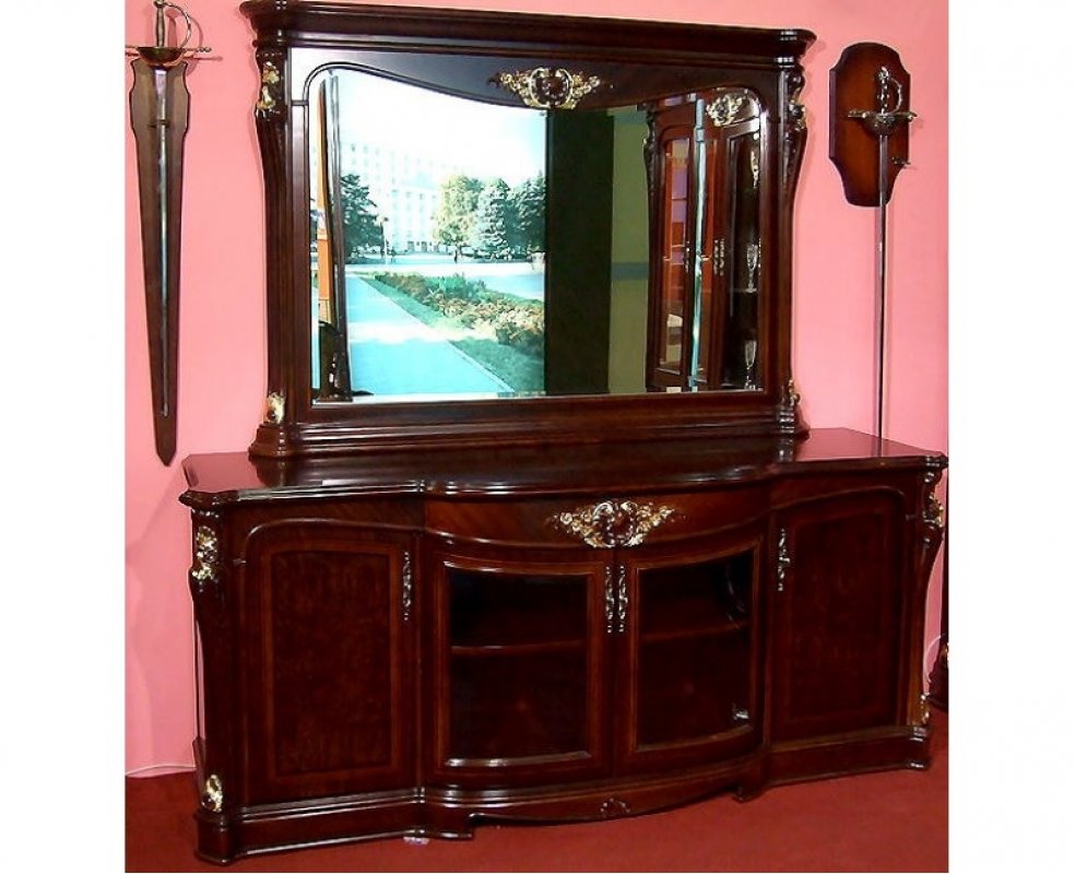 Карпентер 223 Зеркало к комоду со стеклянным фасадом (буфету)