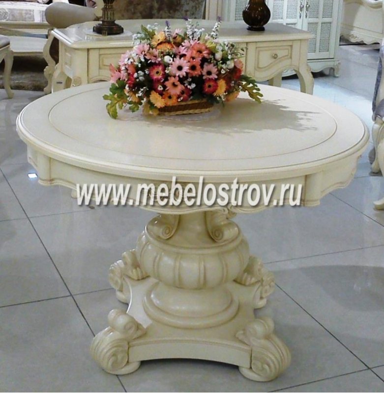 Санта Мария Обеденный стол круглый 1,15м