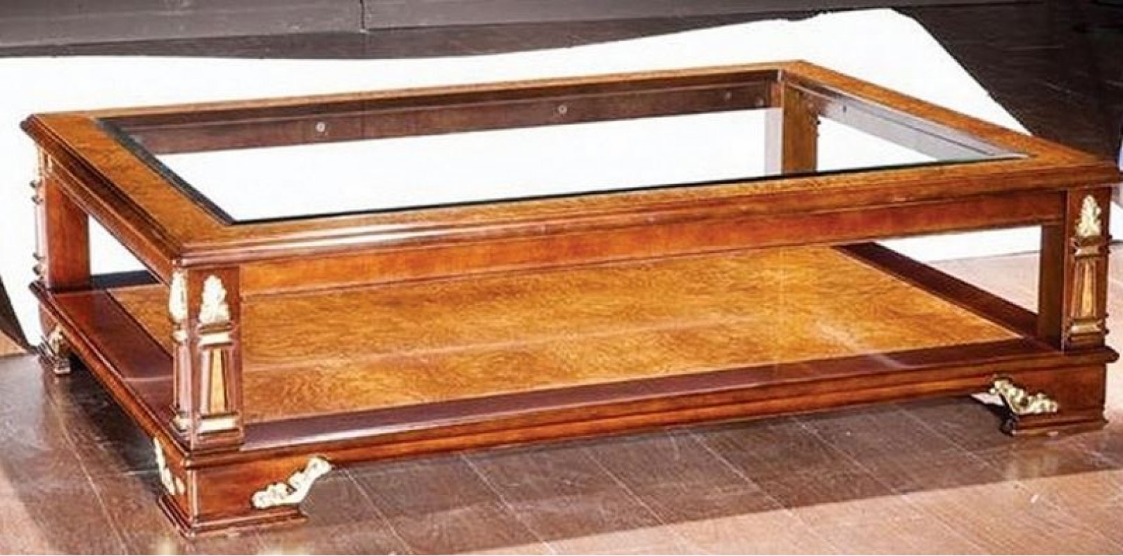 Стол журнальный прямоугольный А (стекло) "Карпентер 216"