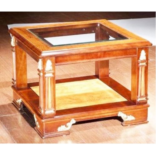 Стол журнальный квадратный А (стекло) "Карпентер 216" Стол журнальный квадратный А (стекло) "Карпентер 216"