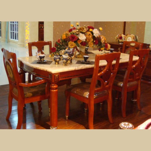 ДЖИАДА Стол обеденный с мрамором ДЖИАДА Стол обеденный с мрамором