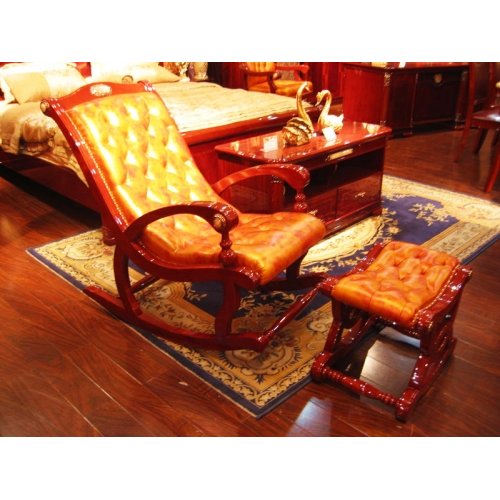 ДЖИАДА Кресло-качалка (кожа) ДЖИАДА Кресло-качалка (кожа)