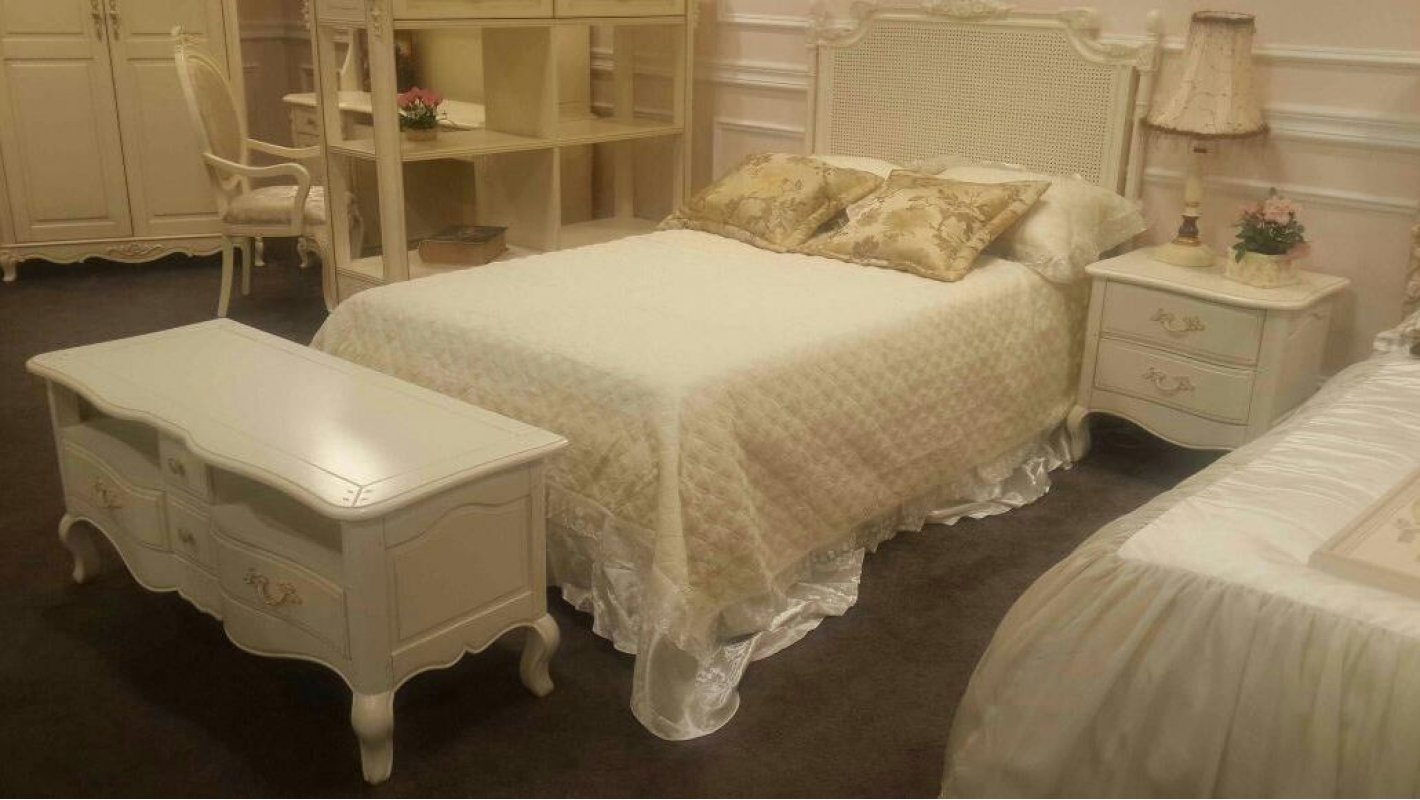 Провиденса Кровать 1,8 (с решеткой) (белый)