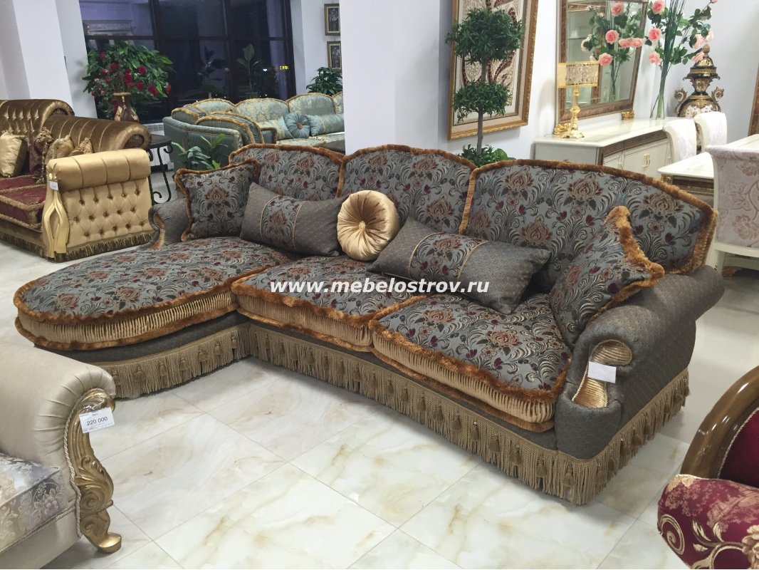 MELIA LUX (МЕЛИЯ ЛЮКС)  Диван угловой с механизмом 140 левый  (10 категория ткани)