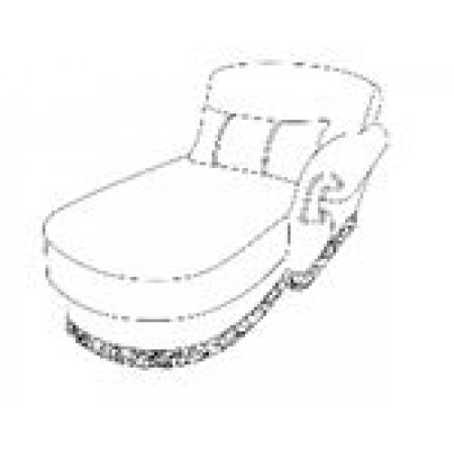 Мелия Люкс Оттоманка с подлокотником правая Мелия Люкс Оттоманка с подлокотником правая