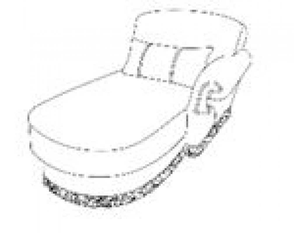 Мелия Люкс Оттоманка с подлокотником правая