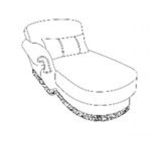 Мелия Люкс Оттоманка с подлокотником левая Мелия Люкс Оттоманка с подлокотником левая