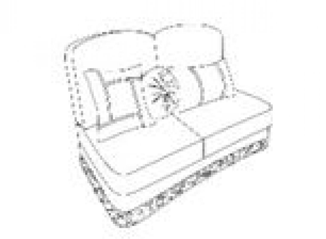 Мелия Люкс Диванная секция без механизма