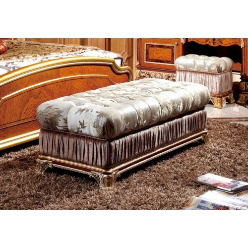 МОНАРХ Е62 Банкетка (brown gold, ткань 34082/R9004-20)