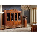 Е62 МОНАРХ ШКАФ КНИЖНЫЙ, цвет-brown gold